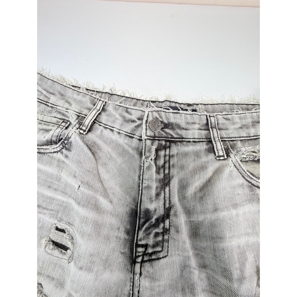 Men's Cotton On Legacy Edition Distressed Denim Shorts Size 36 Lot of 2 Raw Hem - Picture 8 of 16